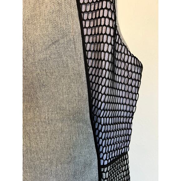 Endless Rose Mesh Panel Bodycon Mini Dress Gray Black – Size Small NWT - Picture 6 of 8